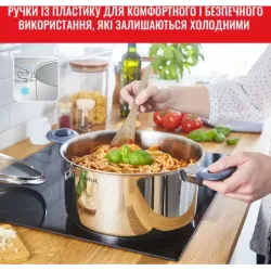 Набір посуду Tefal Daily Cook 8 предметів (G712S855), пакування пошкоджене, товар цілий.